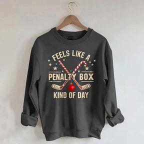 Hockey Penalty Box Christmas Sweatshirt