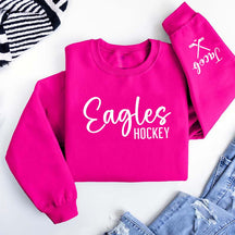 Personalized Hockey Mom Team Name Sweatshirt