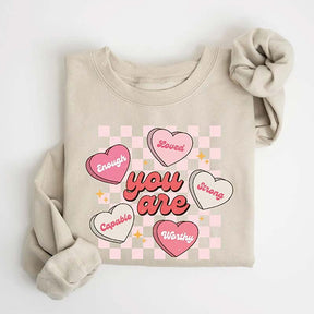 Retro Teacher Valentines Sweatshirt