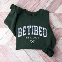 Floral Retired Est 2026 Sweatshirt