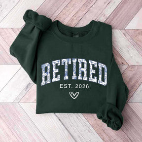 Floral Retired Est 2026 Sweatshirt