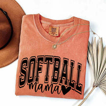 Softball Mama Comfort Color T-Shirt