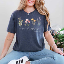 Faith Consider How The Wildflowers Grow Outfit T-Shirt