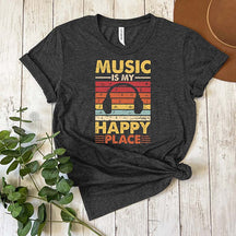 Music Is My Happy Place T-Shirt
