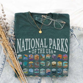US National Park Camping T-Shirt