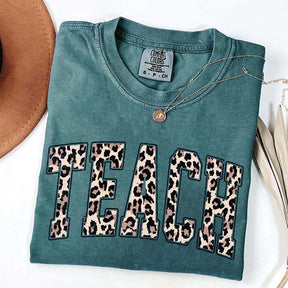 Comfort Colors Leopard Teacher T-Shirt