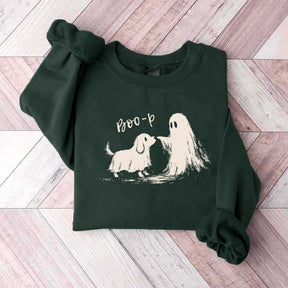 Funny Ghost Puppy Boo-P Dog Sweatshirt