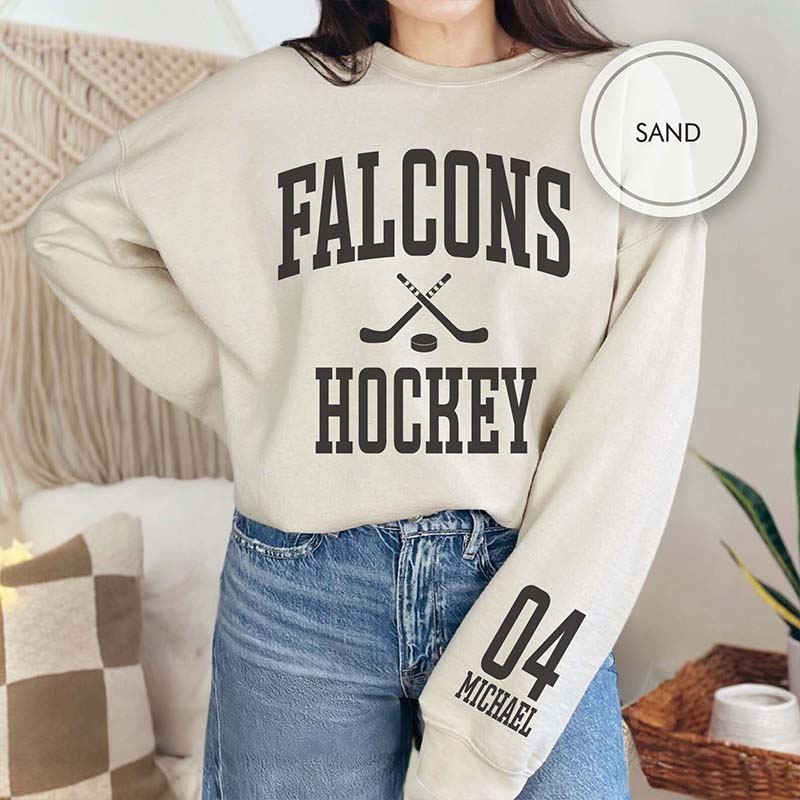 Personalized Hockey Mom Sports Sweatshirt