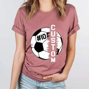 Custom Soccer Graphic T-Shirt