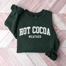 Retro Holiday Season Hot Cocoa Sweatshirt