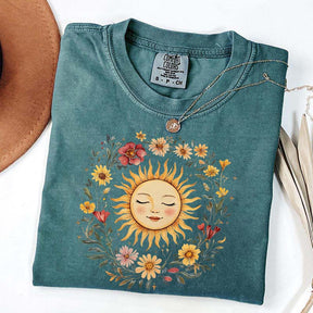 Retro Sunflower Summer Vibes T-Shirt