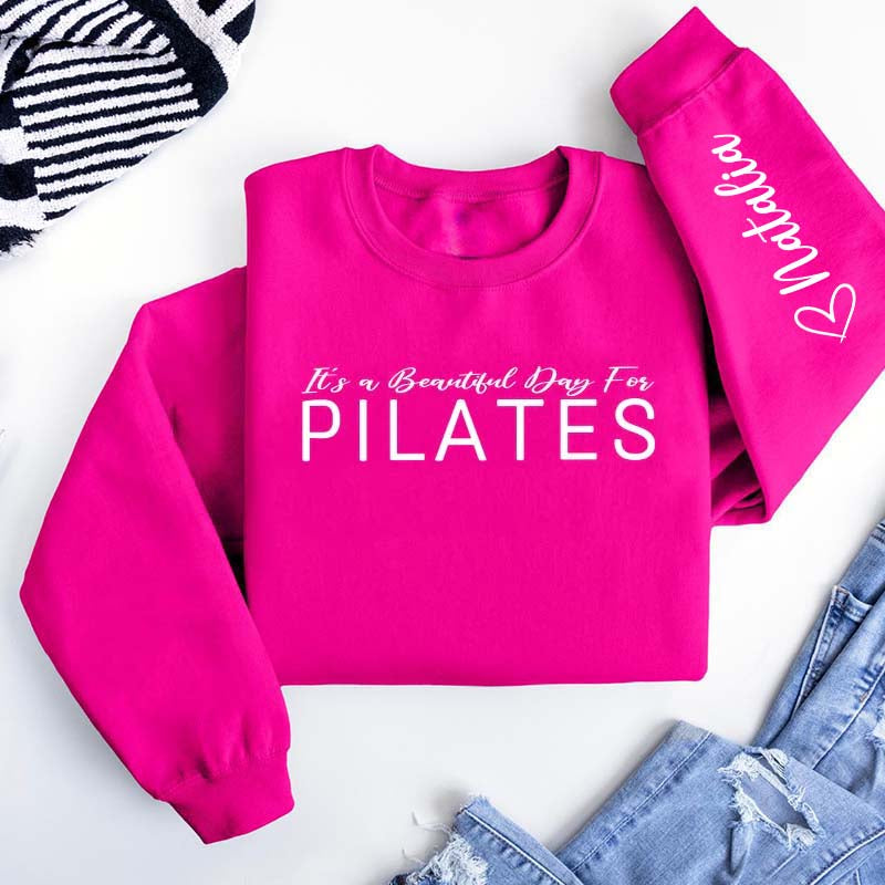 Personalized Pilates Mom Sweatshirt