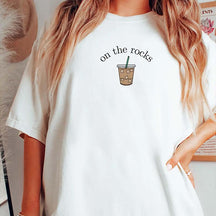 On The Rocks Iced Coffee Lover T-Shirt
