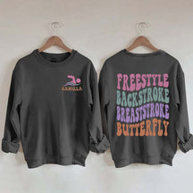 Personalized Name Swim Sweatshirt