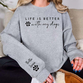 Custom Dog Mom Sweatshirt
