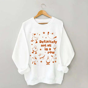 Retro Ducks Not in A Row Sweatshirt