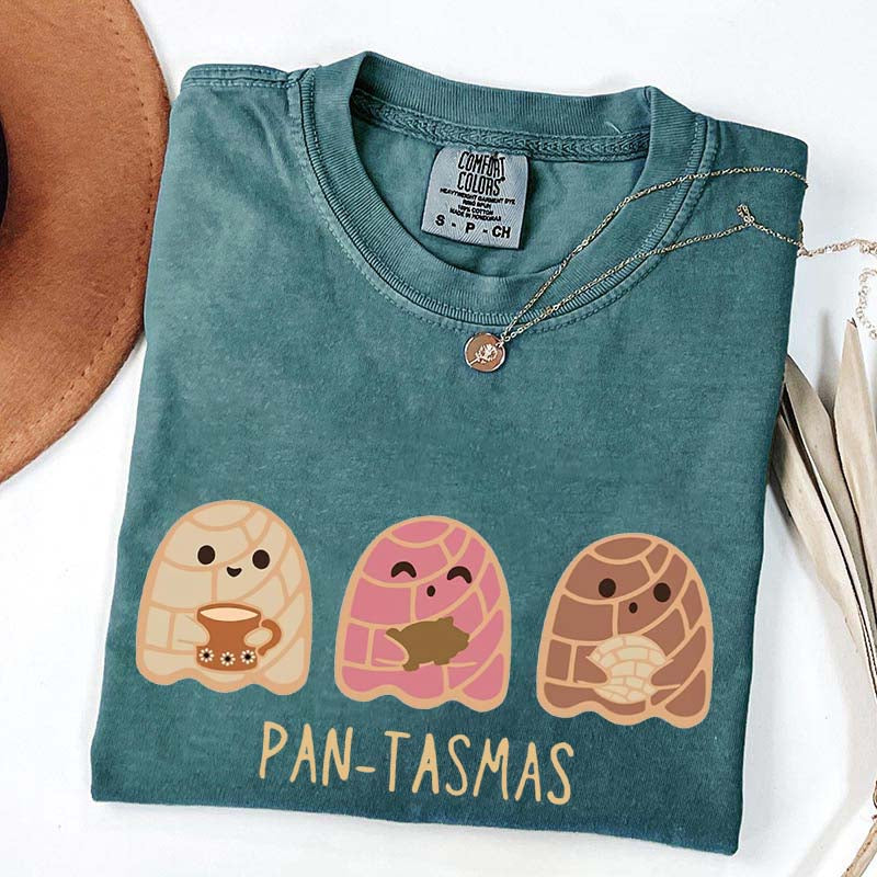 Funny Pantasmas Ghost Pan Dulce T-Shirt