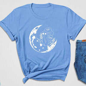 Witchy Mushroom Moon Phase T-Shirt