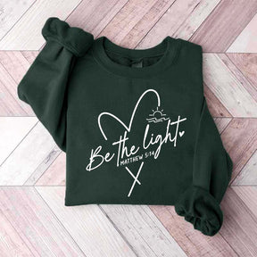 Be The Light Faith Minimalist Sweatshirt