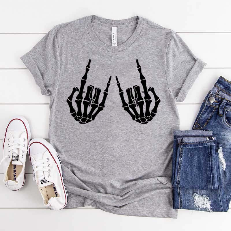 Skeleton Hand Rock and Roll T-Shirt