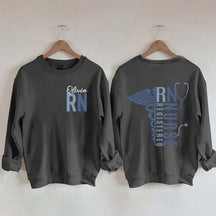 Personalized Registered Nurse Sweatshirt
