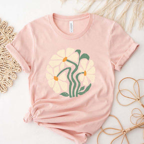 Boho Botanical Daisy Lover T-Shirt