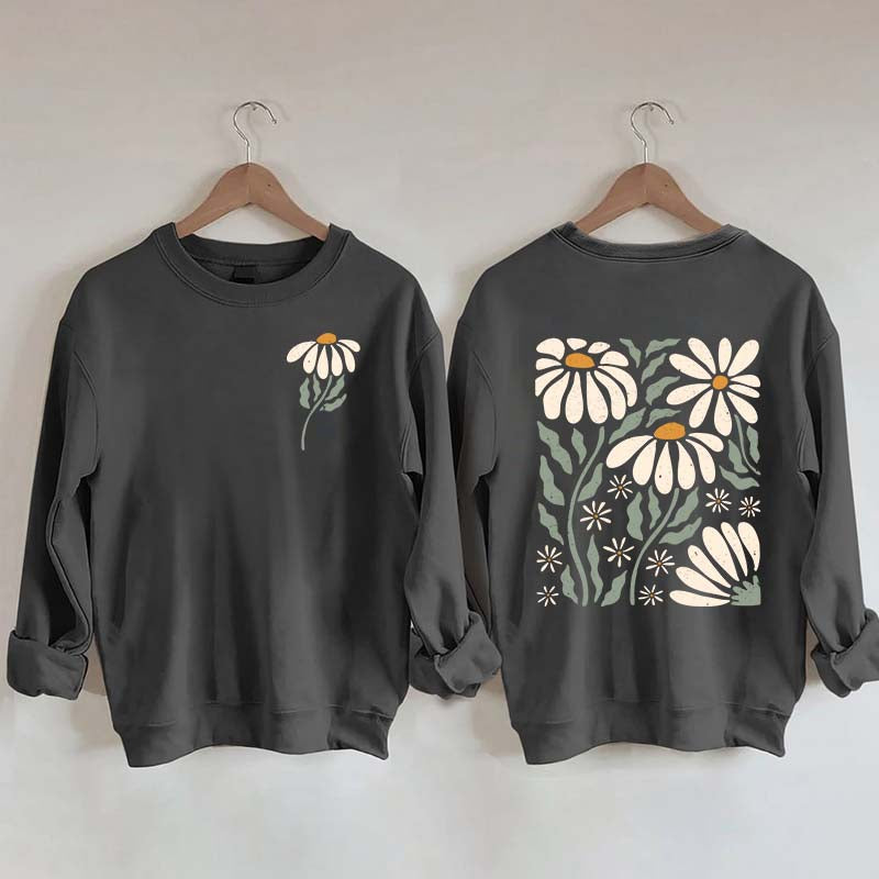 Comfort Colors Boho Daisy Sweatshirt
