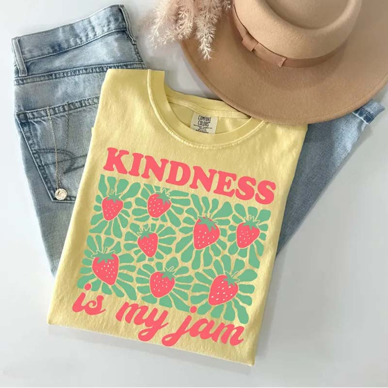 Comfort Colors Kindness Floral T-Shirt