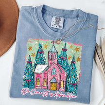 Oh Come Let Us Adore Him Christmas T-Shirt