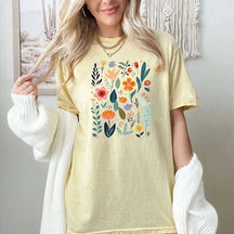 Comfort Colors Retro Flower Summer T-Shirt