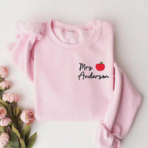Custom Teacher Last Name Sweatshirt