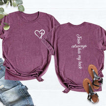 Faith Jesus Always Has My Back T-Shirt
