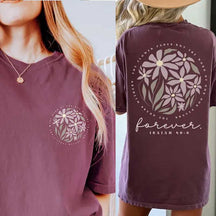 Boho Bible Verse Floral Faith T-Shirt