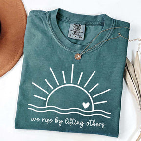 We Rise By Lifting Others Simple T-Shirt