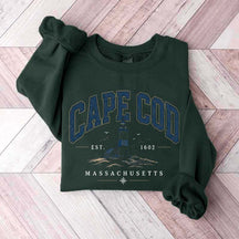 Retro Cape Cod Massachusetts Travel Destination Vacation Sweatshirt