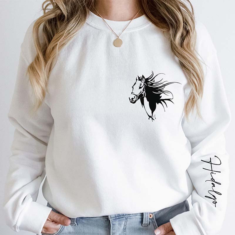 Custom Horse Lover Sweatshirt