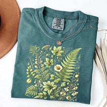 Botanical Fern & Wildflowe T-Shirt