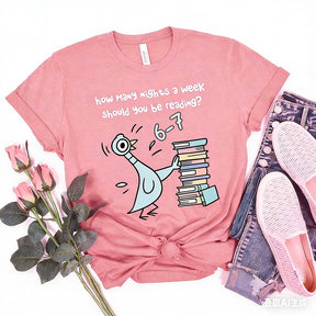 Pigeon 6-7 Reading T-Shirt