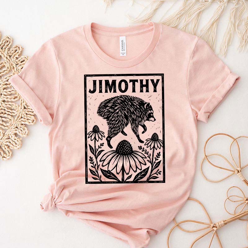 Jimothy Trendy Raccoon Meme T-Shirt