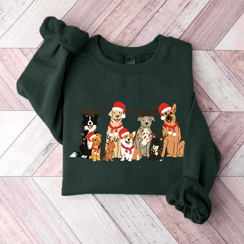 Christmas Dog Holiday Lover Sweatshirt