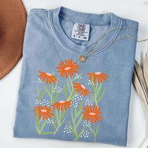 Boho Wildflower Aesthetic T-Shirt