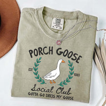 Porch Goose Social Club Est 1983 T-Shirt