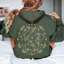 Bunny Rabbits Starlight Triplets Celestial Hoodie
