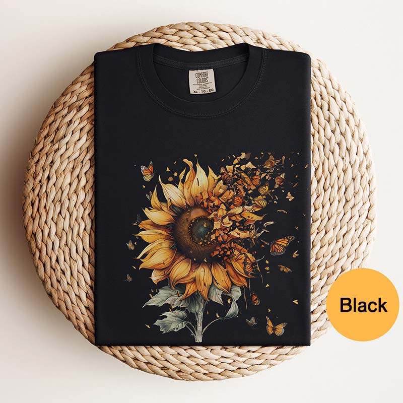 Sunflower Butterfly Love T-Shirt