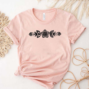 Butterfly Gold Pyrex Pattern T-Shirt