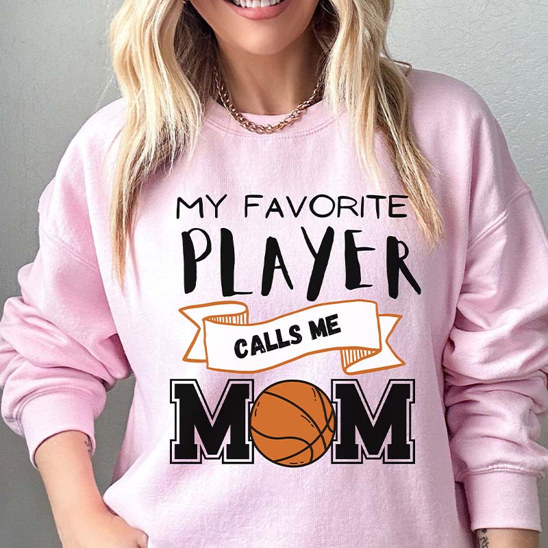 Basketball Mom Minimalist Sweatshirt