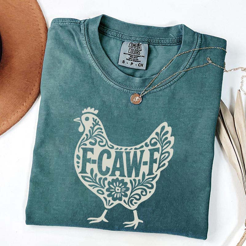 F-CAW-F Farm Animal Chicken T-Shirt