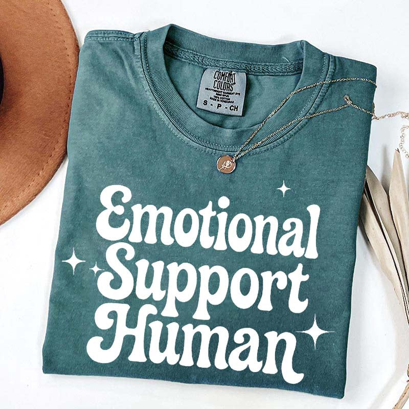 Emotional Support Human Minimalist T-Shirt