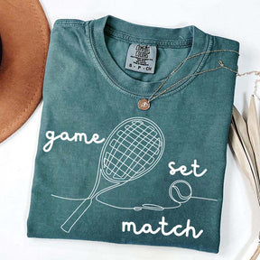 Tennis Game Set Match T-Shirt