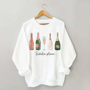 Bubble Please Champagne Sweatshirt